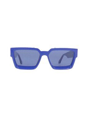 Coco Song Sunglasses METROPOLITAN TRIP Col.4 Blue Red Square Frames Black Lenses Coco Song | Accessories | Coco Song Sunglasses Metropolitan  main image 2